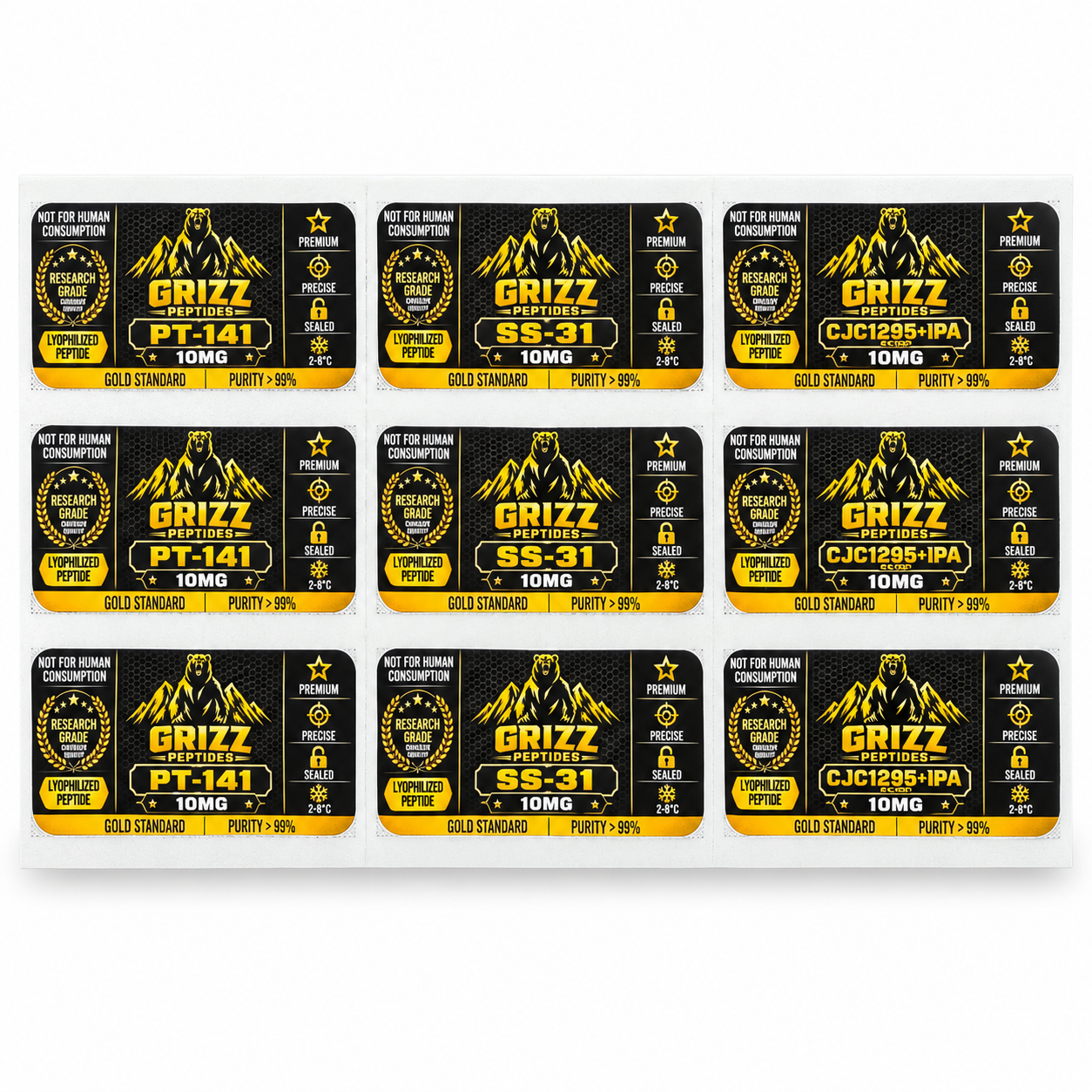 Custom Vial Labels, Stickers & Printed Products | Realtime Custom