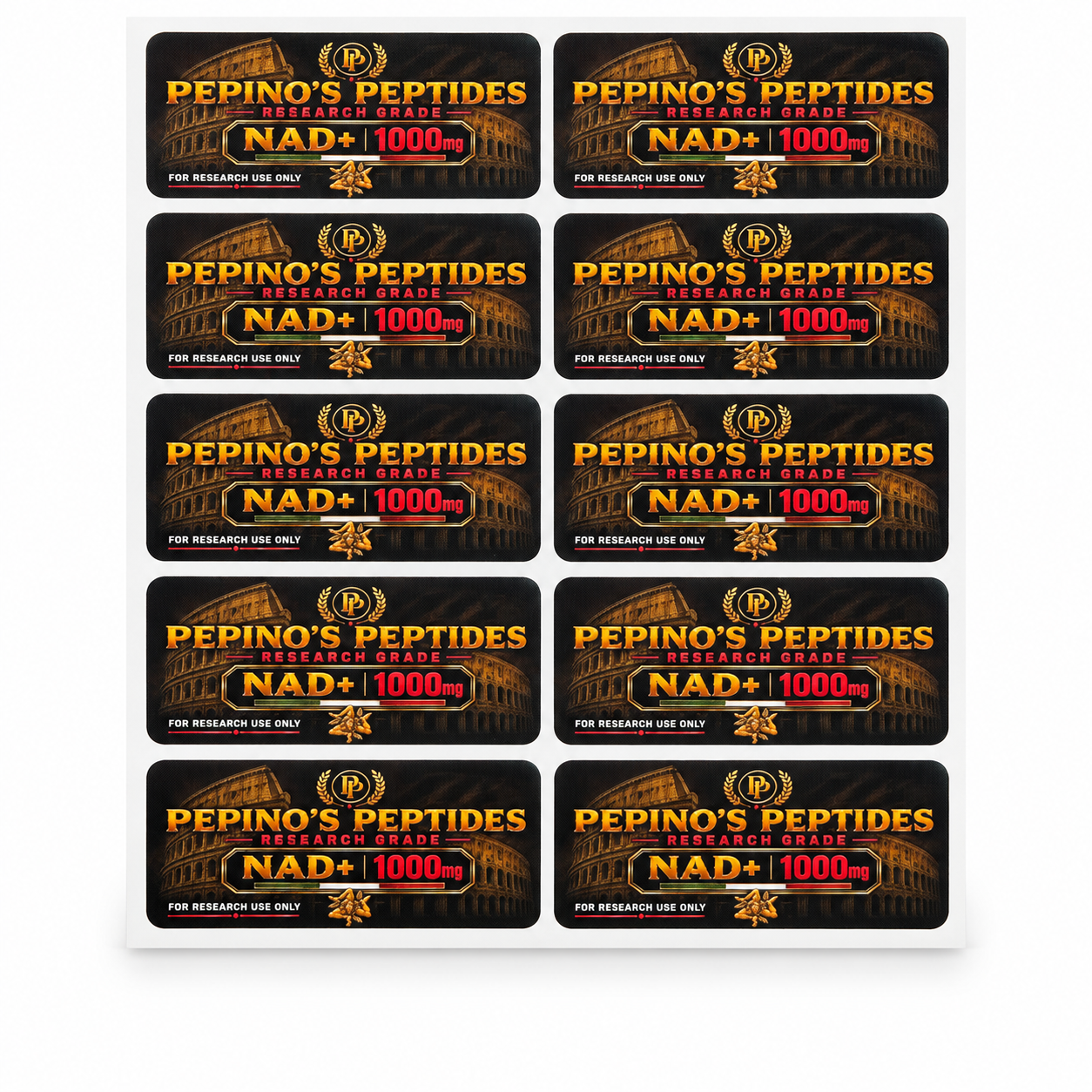 Custom Vial Labels, Stickers & Printed Products | Realtime Custom